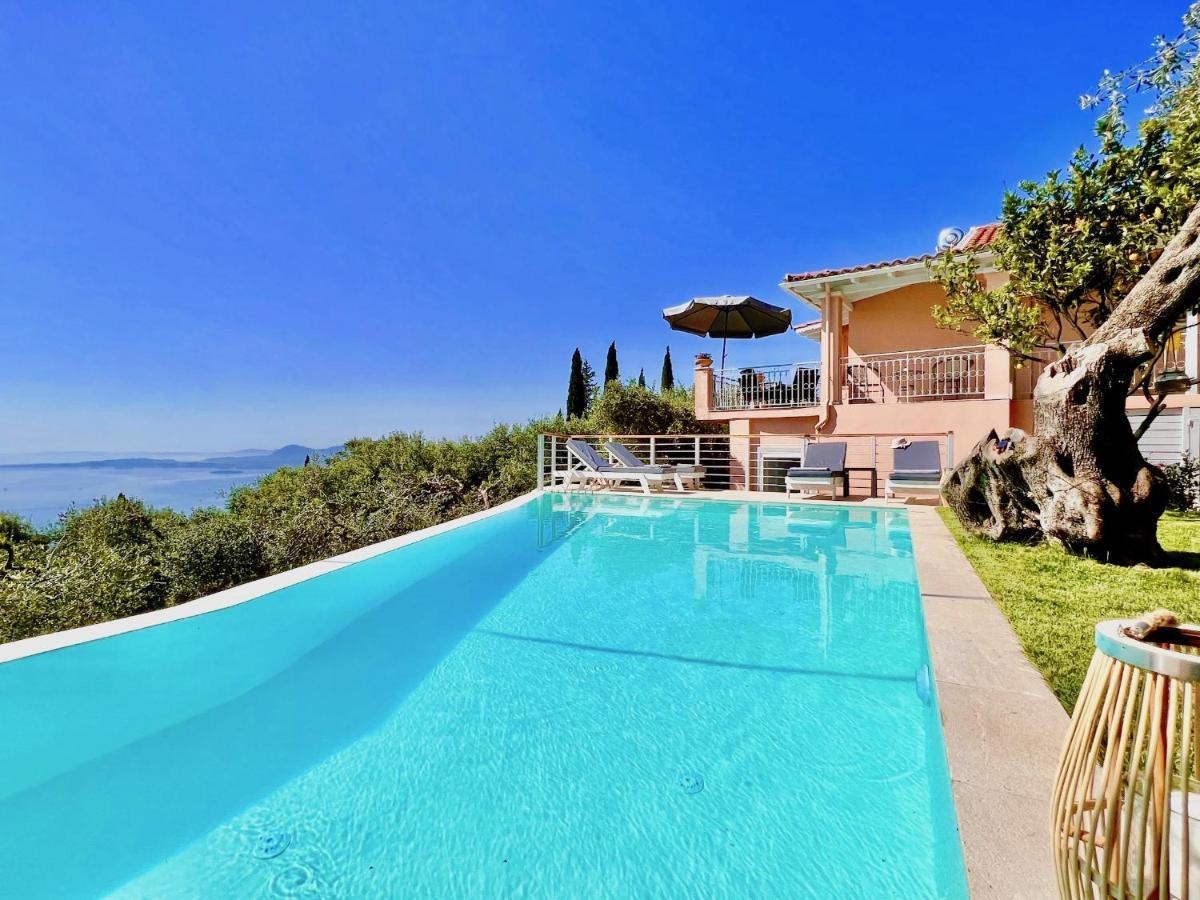 Villa Evmaria With Private Swimming Pool Spartylas Extérieur photo