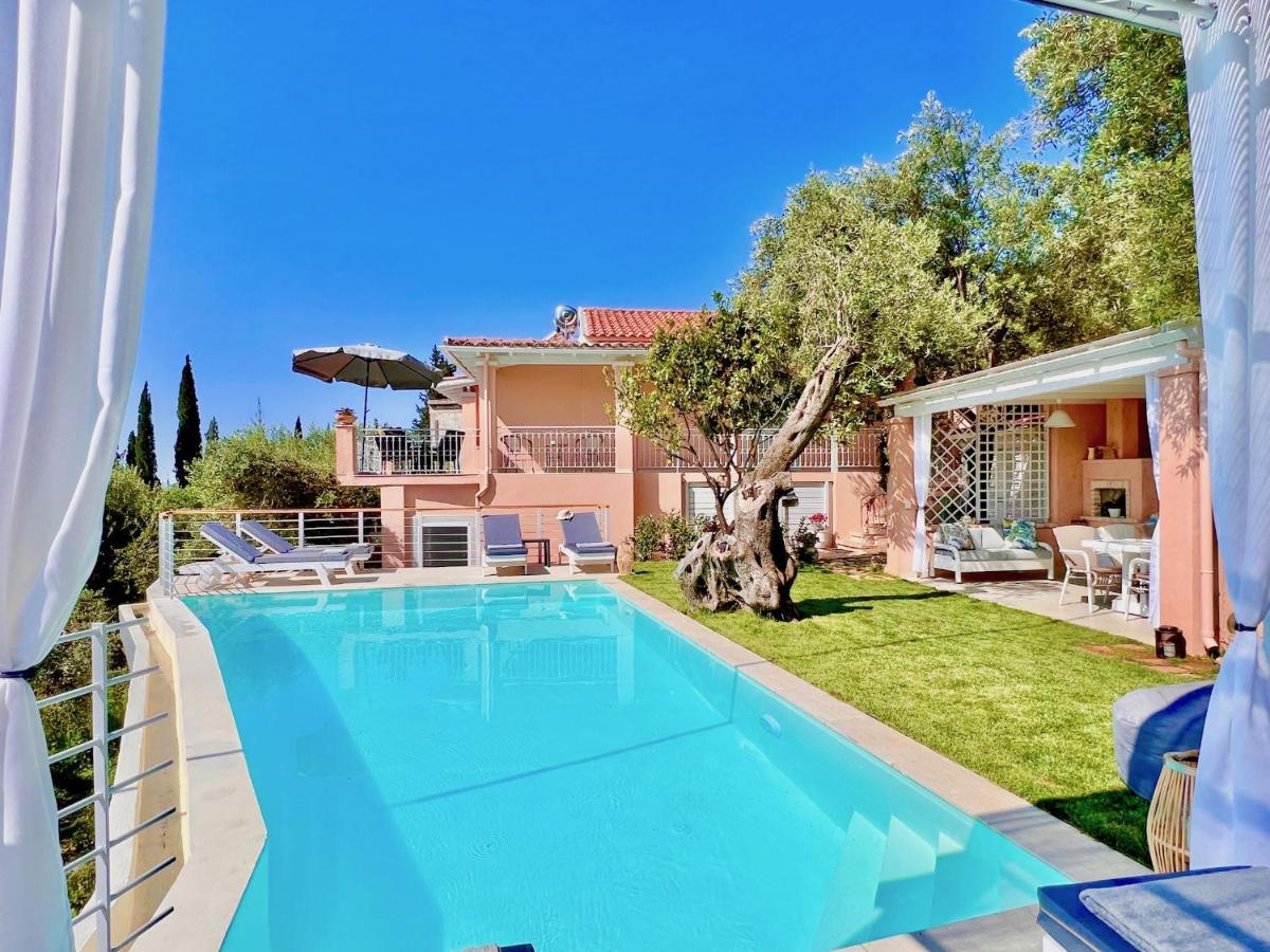 Villa Evmaria With Private Swimming Pool Spartylas Extérieur photo