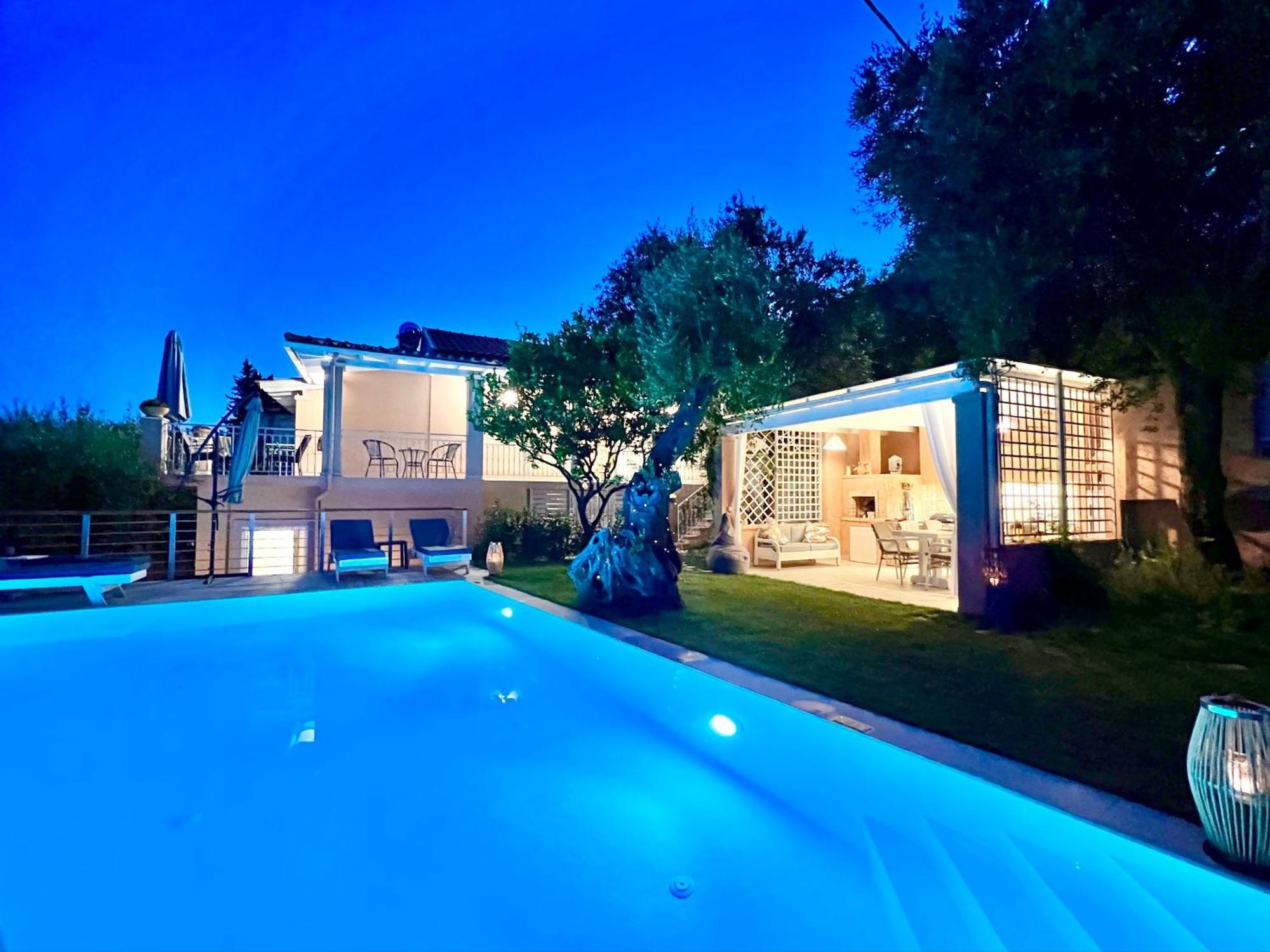 Villa Evmaria With Private Swimming Pool Spartylas Extérieur photo