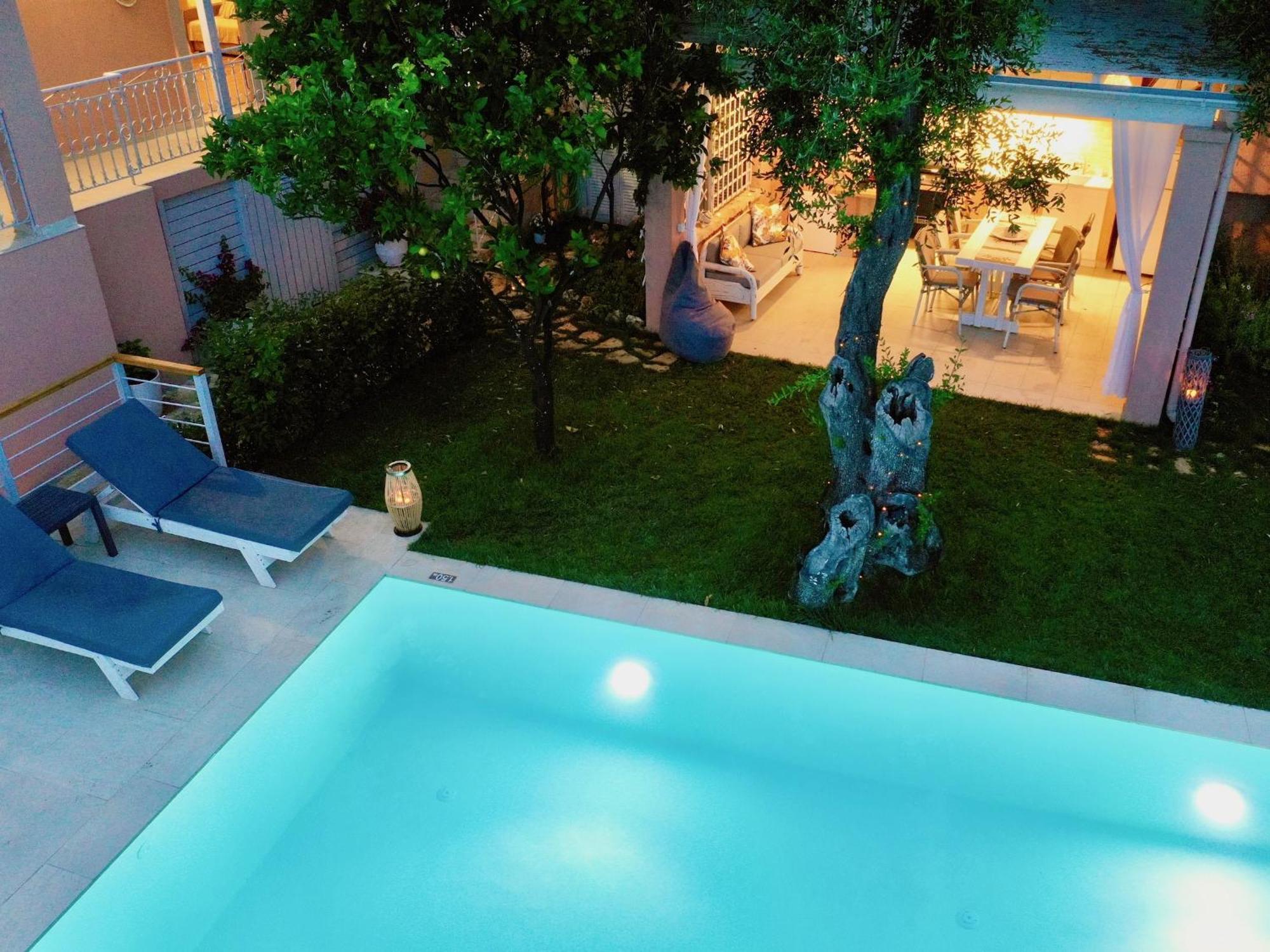 Villa Evmaria With Private Swimming Pool Spartylas Extérieur photo